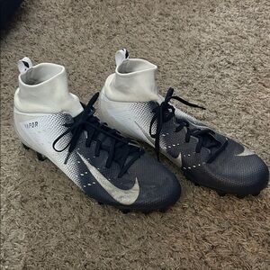 Nike Vapor Elite Cleats in Blue and White